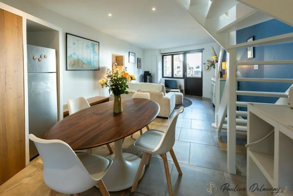 Ty Ar Mor Maison De La Mer, A 40 M De La Plage Saint-Michel-en-Grève 외부 사진