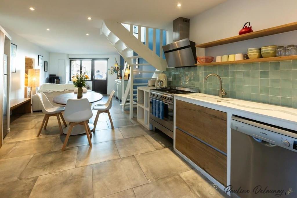 Ty Ar Mor Maison De La Mer, A 40 M De La Plage Saint-Michel-en-Grève 외부 사진