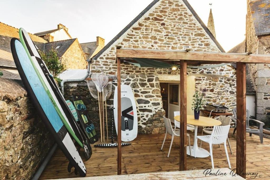 Ty Ar Mor Maison De La Mer, A 40 M De La Plage Saint-Michel-en-Grève 외부 사진