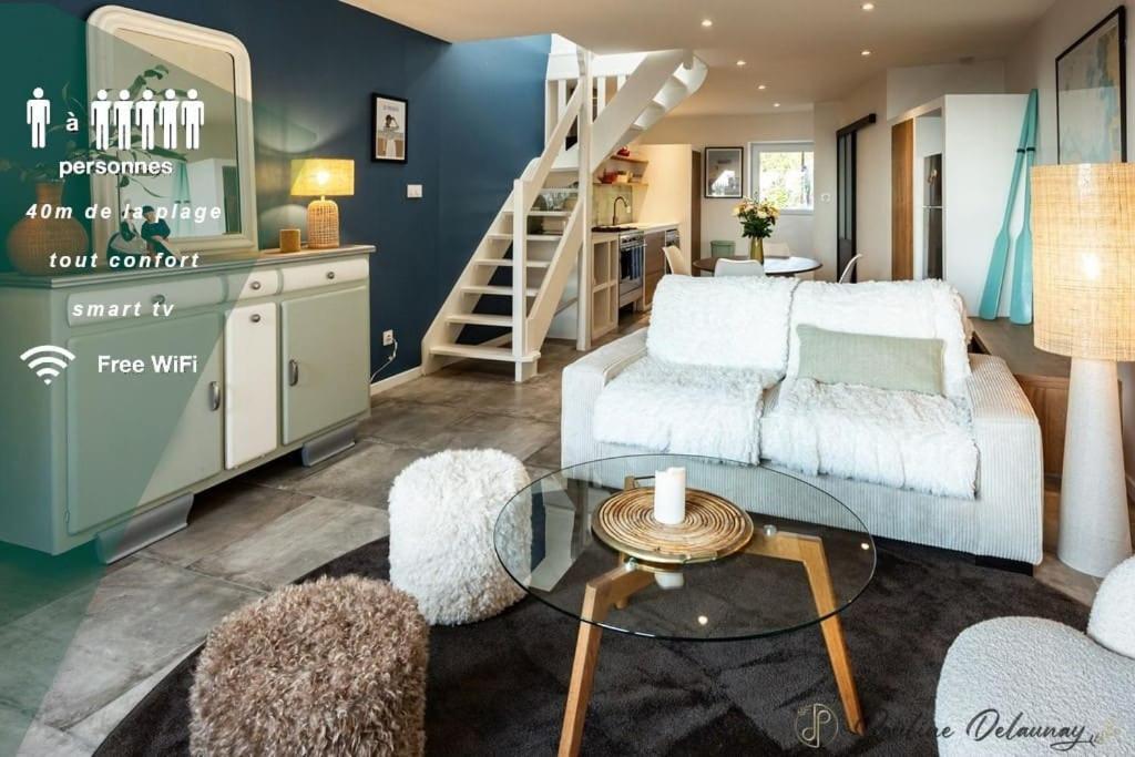 Ty Ar Mor Maison De La Mer, A 40 M De La Plage Saint-Michel-en-Grève 외부 사진